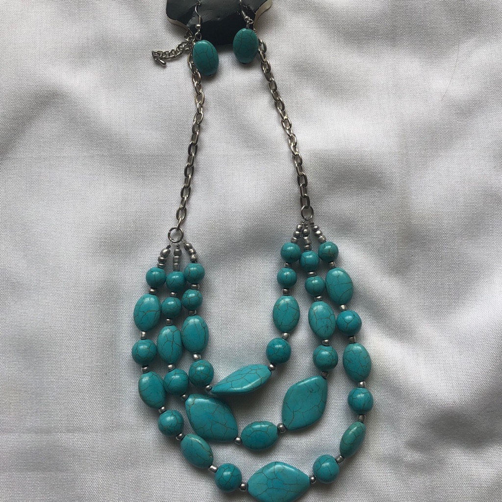 Earrings And Necklace Set